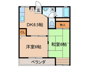 第２サンハイツ市川の物件間取画像